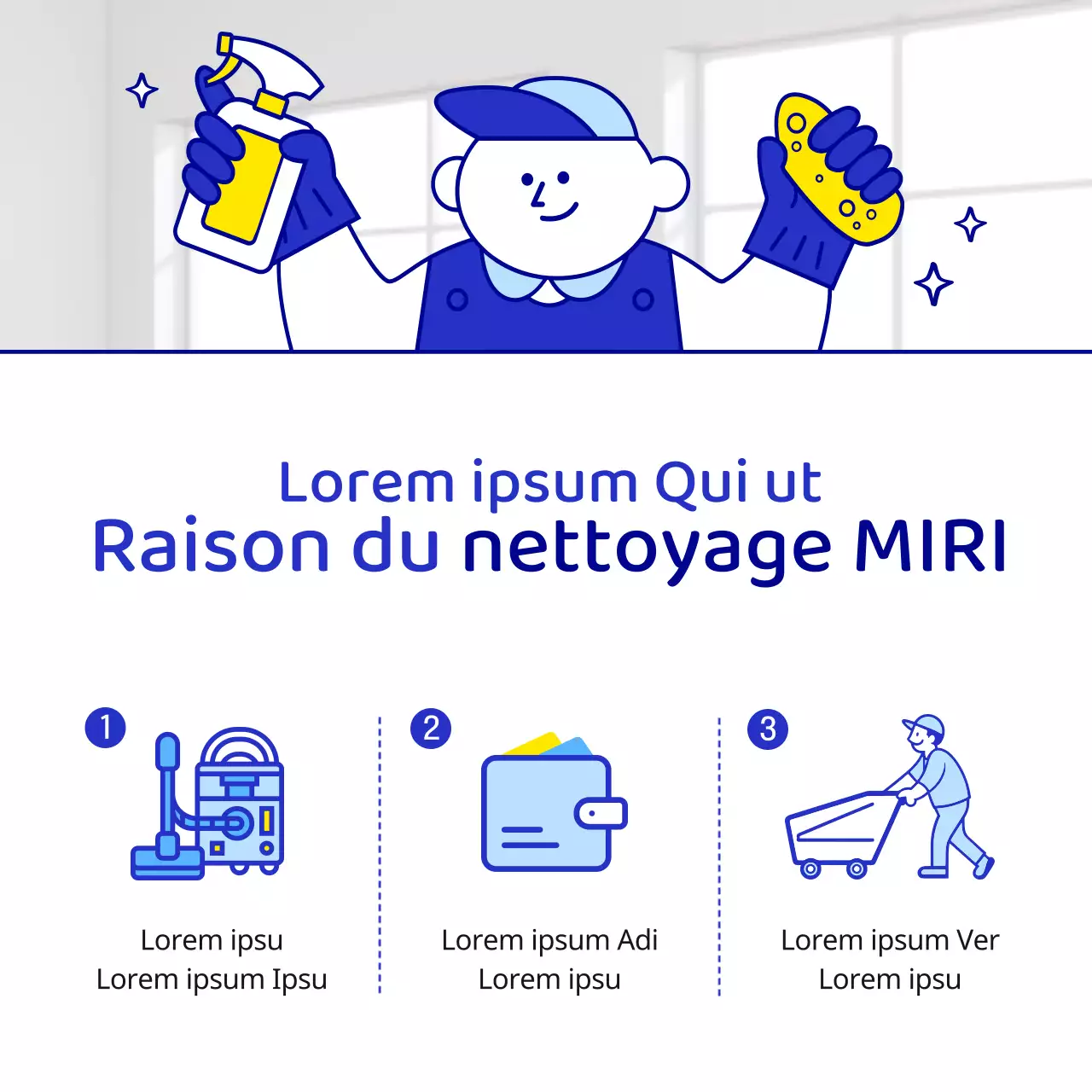 Blue's Simple Move-In Move-Out Cleaning Faites la promotion de votre entreprise de nettoyage à domicile
