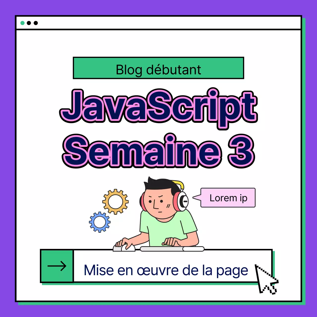 Bulletins d'information mettant en valeur les vignettes bleues et vertes de l'article principal