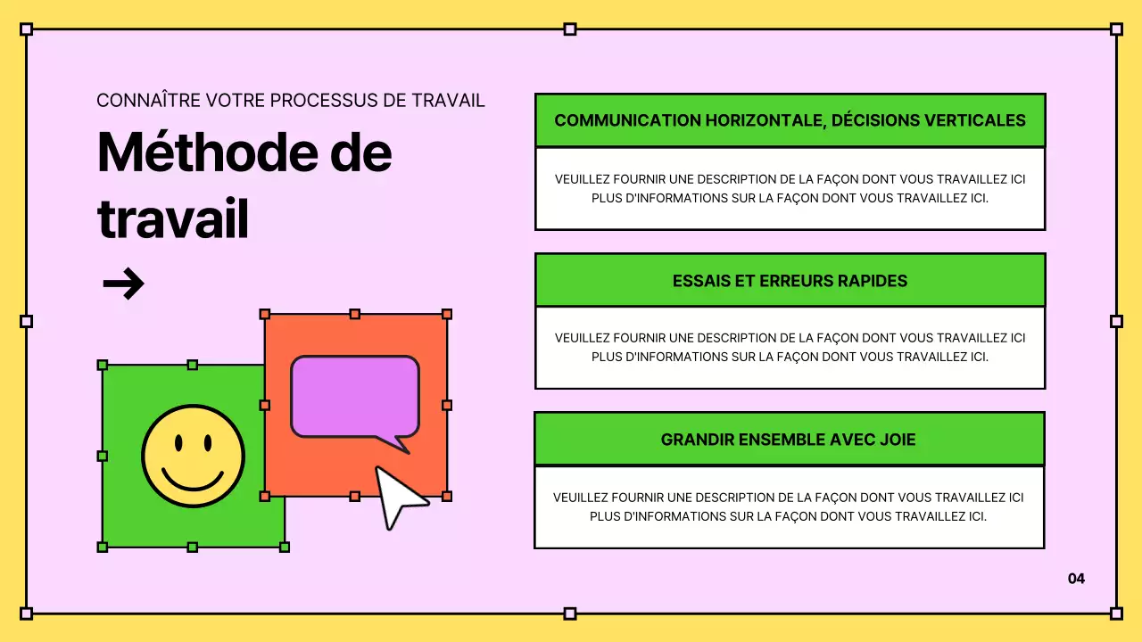 Matériel de formation des nouveaux embauchés en jaune et bleu Kitschy HR