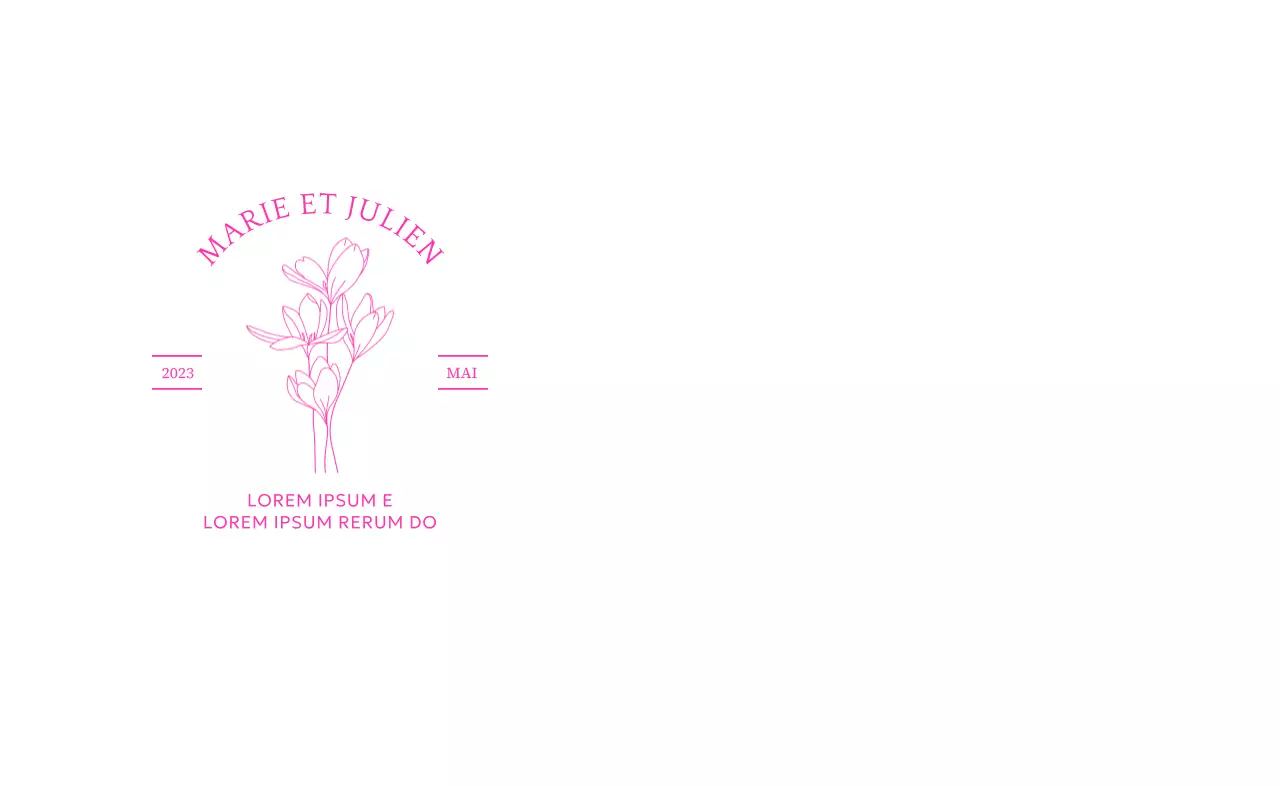 Concevoir des dragées de mariage avec de la typographie et des illustrations florales