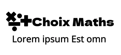 Logo de l'école de maths avec le symbole des maths