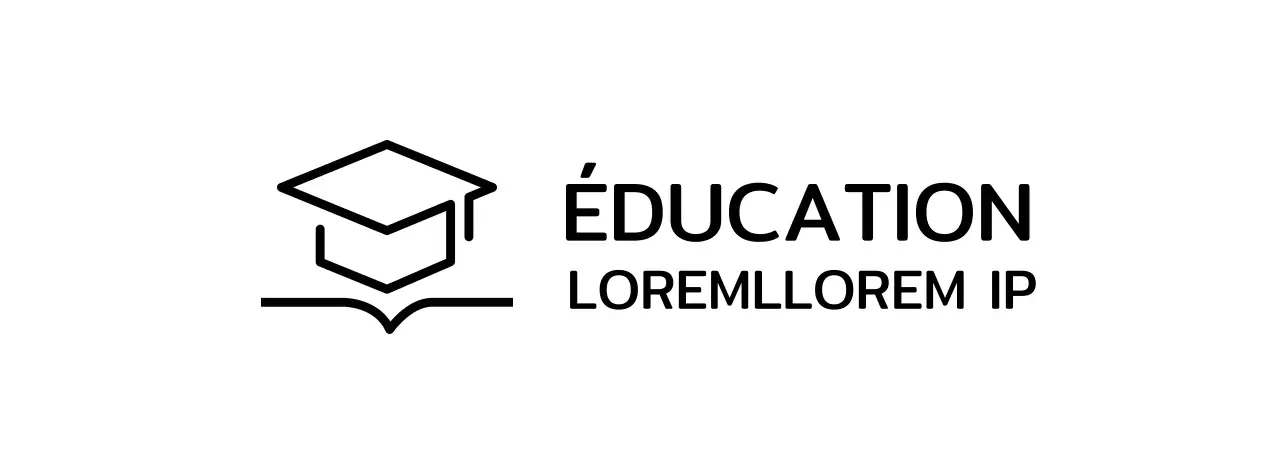 Apprentissage intelligent avec une casquette de bachelier et un logo d'illustration de livre