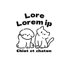 Une boutique de toilettage pour animaux avec de jolies illustrations