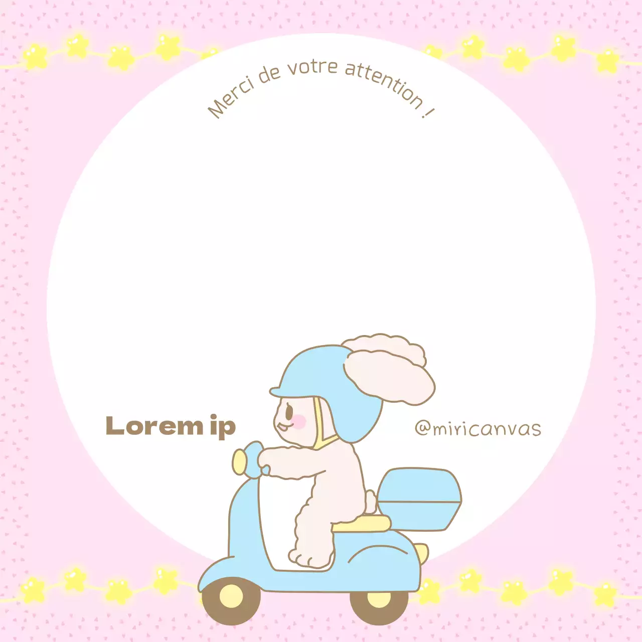 Bon de livraison pour lapin en rose et bleu clair