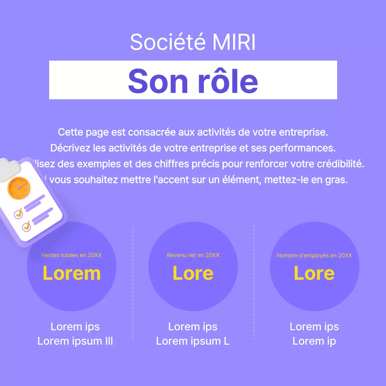 Une simple présentation de marque en 3D en mauve