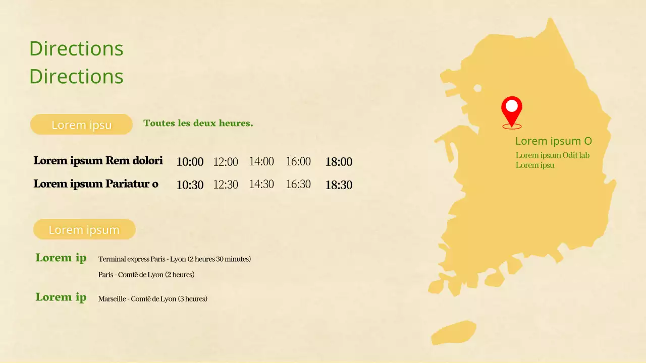 Un plan simple jaune et vert pour un festival local du ginseng