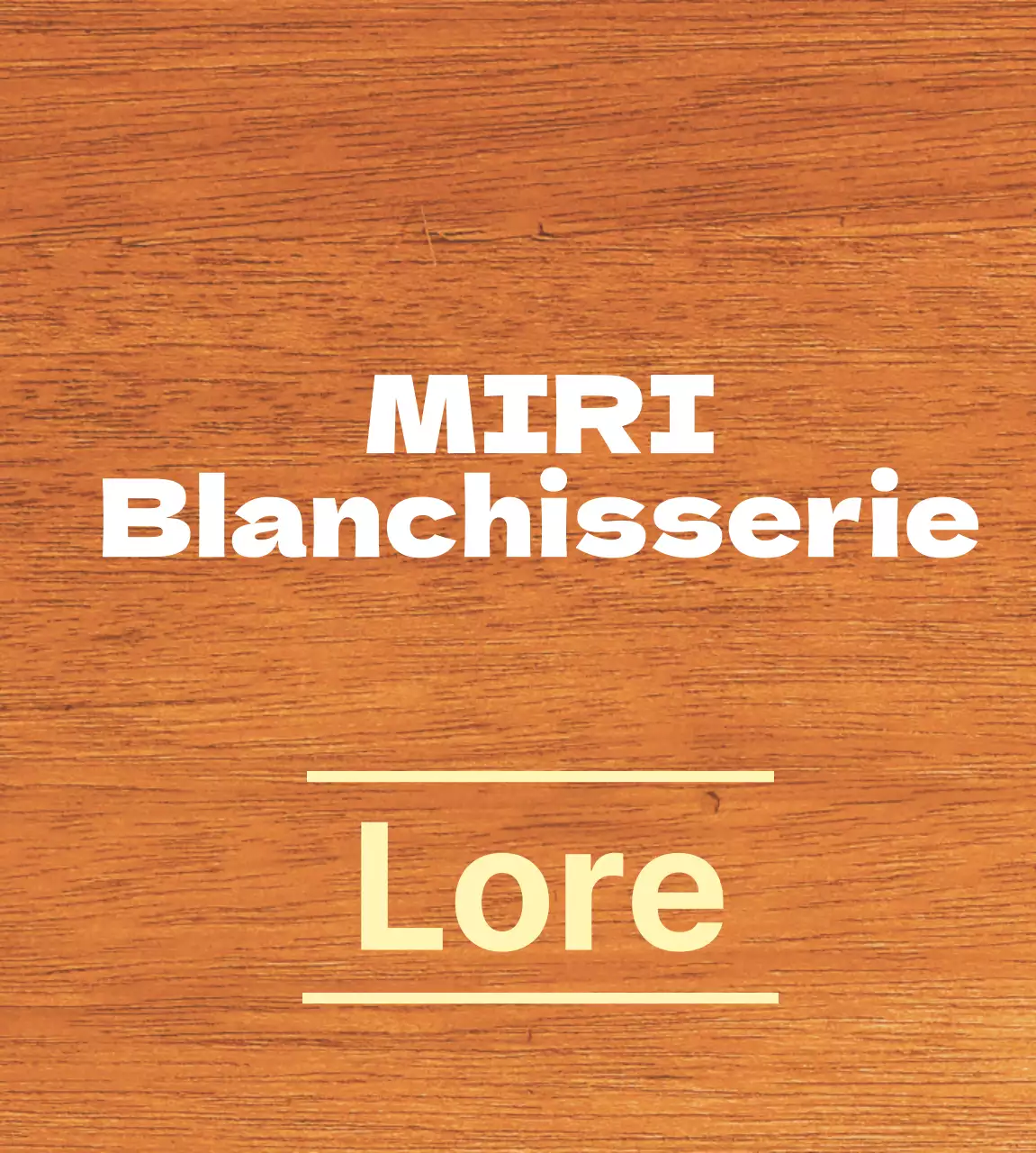 Un guide des noms de magasins en blanc et jaune clair