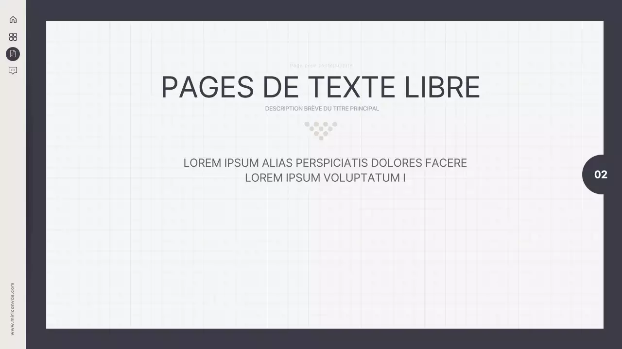 Présentation avec un arrière-plan simple en bleu marine et ivoire