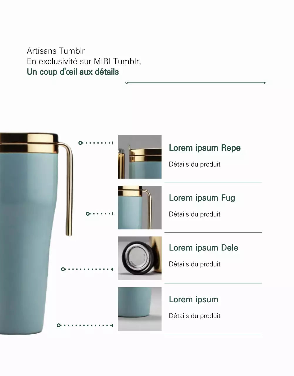 Une publicité minimaliste pour les nouveaux arrivants de Tumblr en blanc et vert