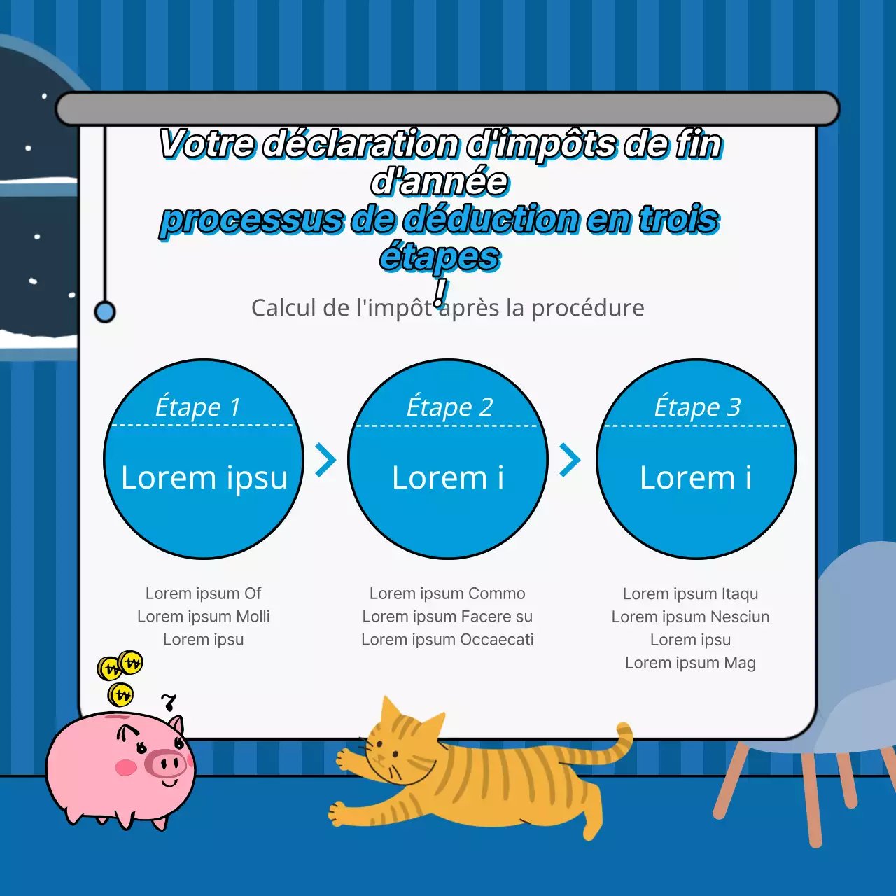 La comptabilité bleu marine et blanc en quelques mots