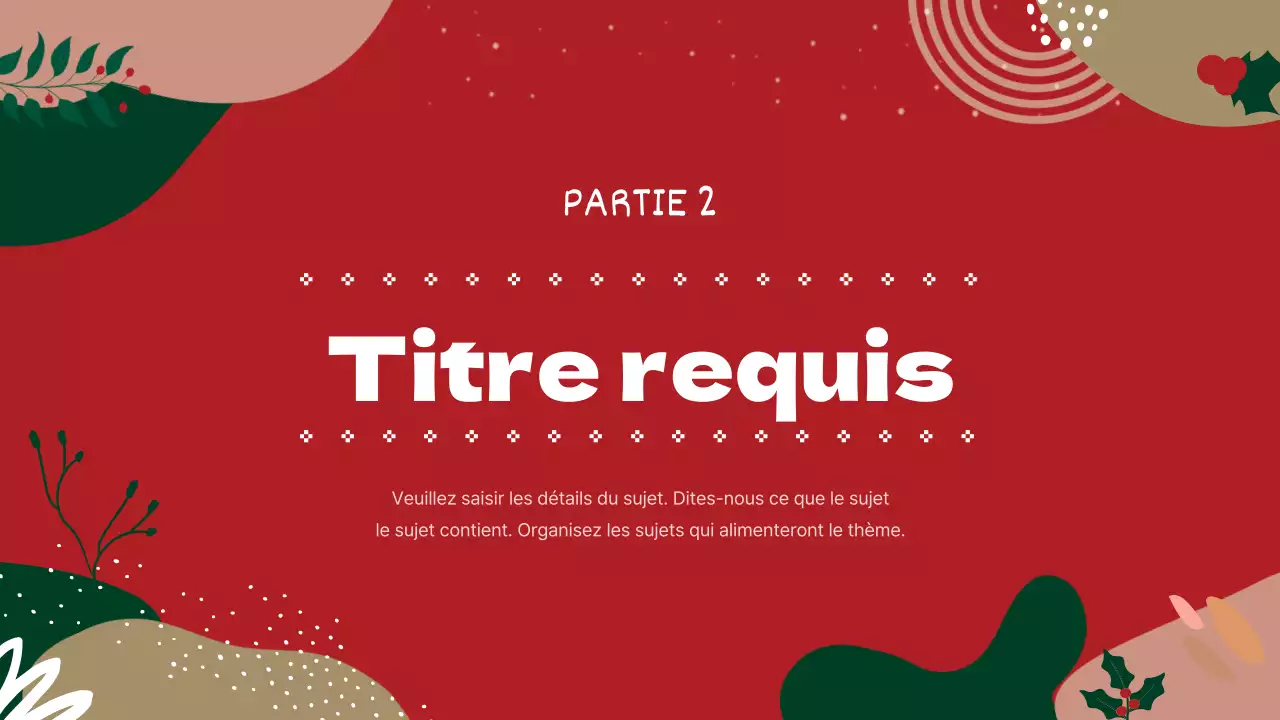 Guide de formation des volontaires avec des motifs géométriques rouges et verts