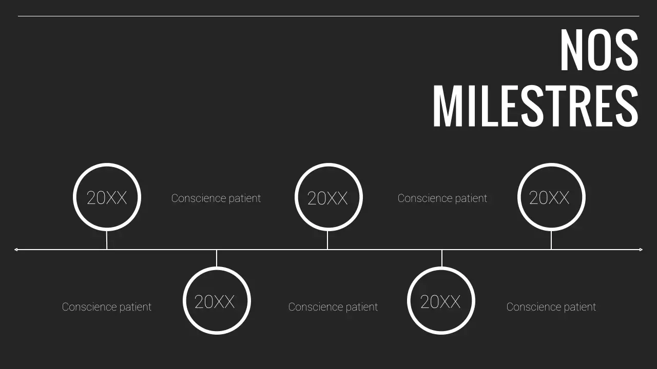 Rapport d'activité minimal en noir et blanc