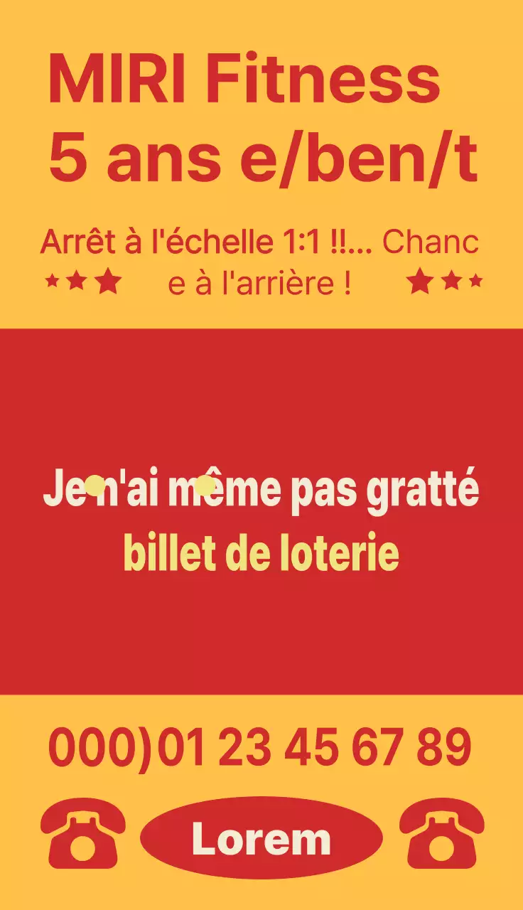 Événement gymnique rouge, neutro