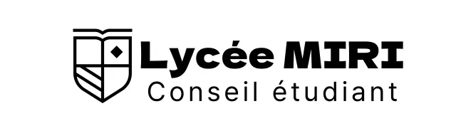 Logo de l'école secondaire sous la forme d'un symbole circulaire de l'éducation
