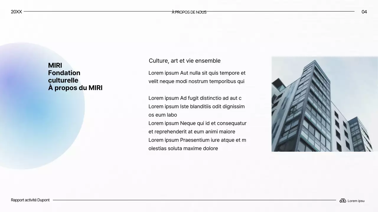 Rapports modernes de longue durée en blanc