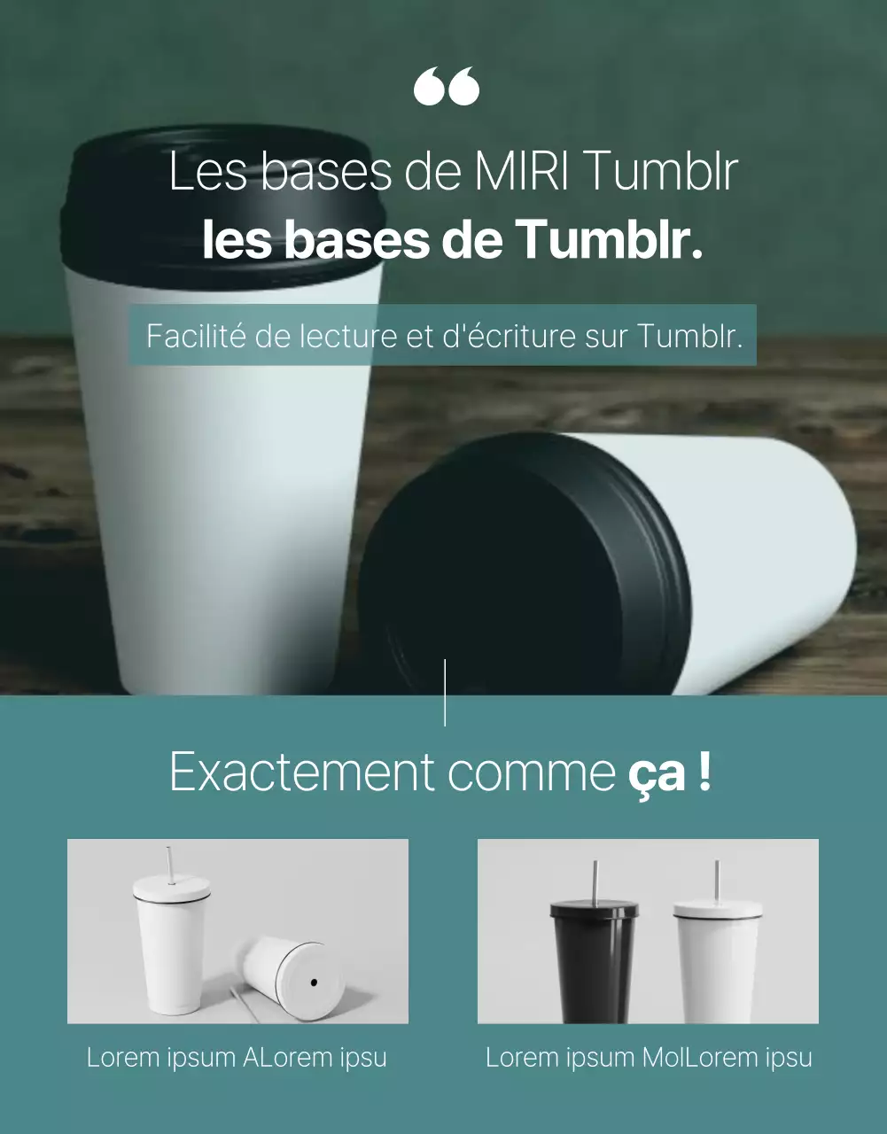 Promouvoir un produit tumblr simple, vert et menthe