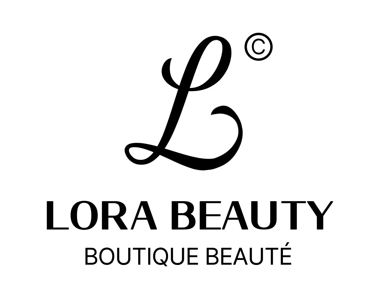 Luxueux salon de beauté avec alphabet cursif