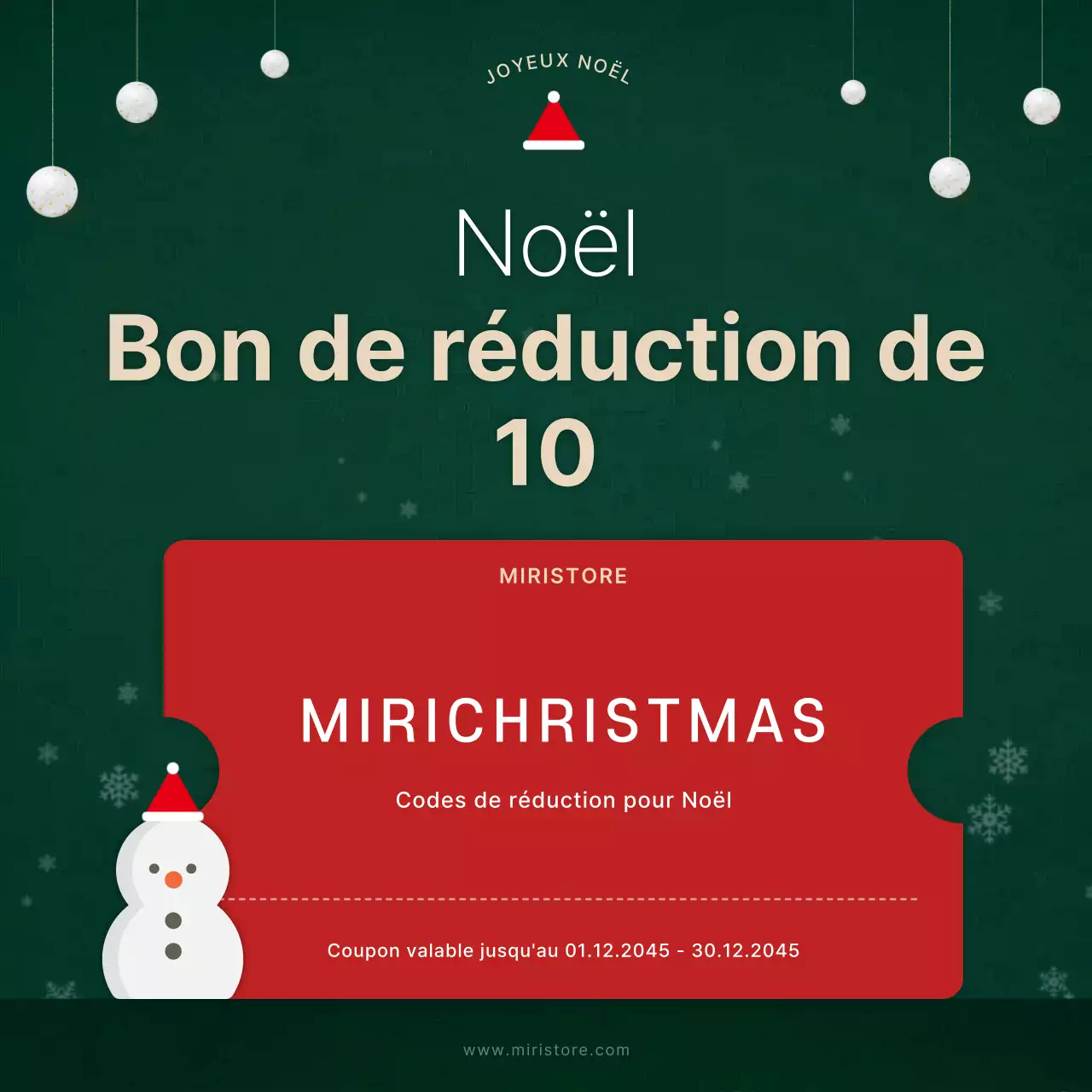 Un briefing marketing de Noël rouge et vert