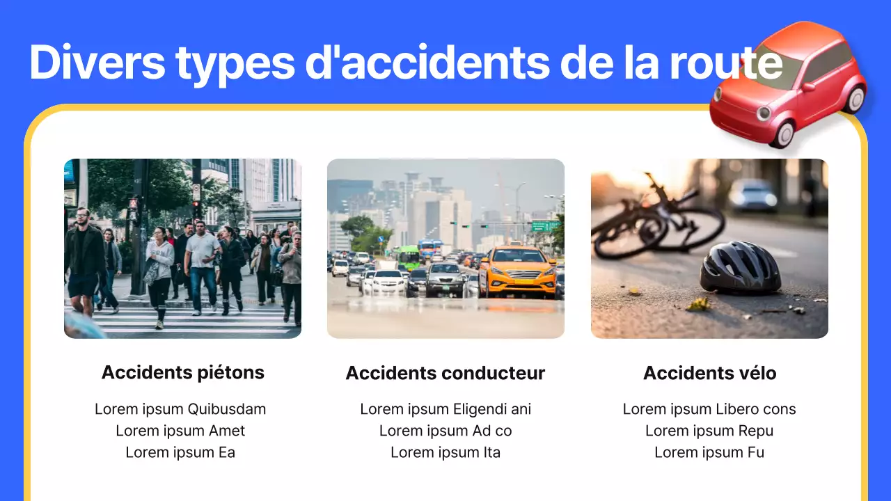 L'éducation à la sécurité routière en bleu