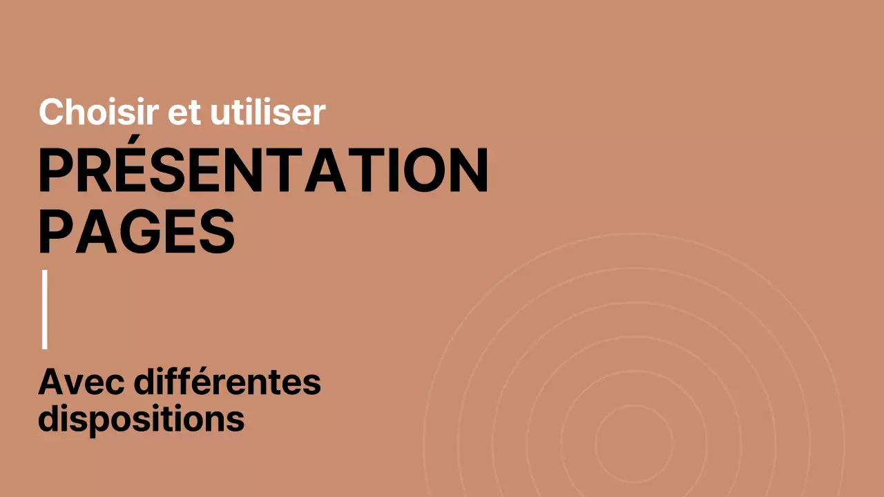 Brown and Black Minimal Multiple Layout Pages Report (Rapport sur les pages minimales à mise en page multiple)