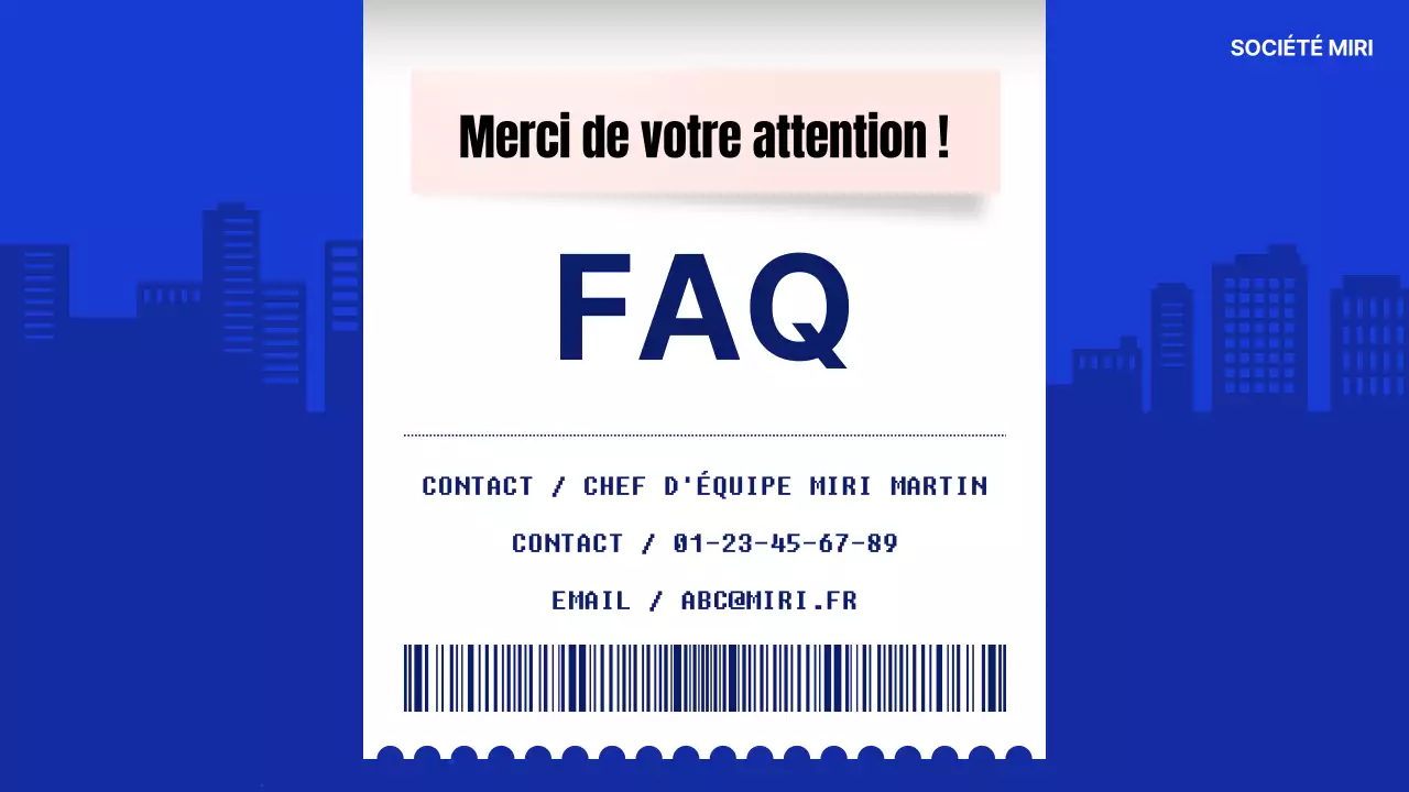 Rapport d'étude de marché avec concept de base de reçu bleu et blanc