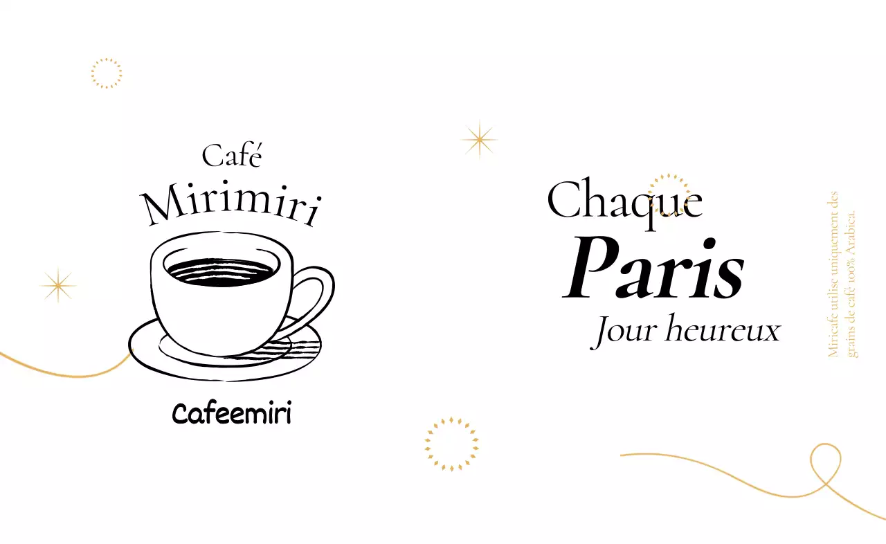 Promouvoir un café chic avec des illustrations au trait
