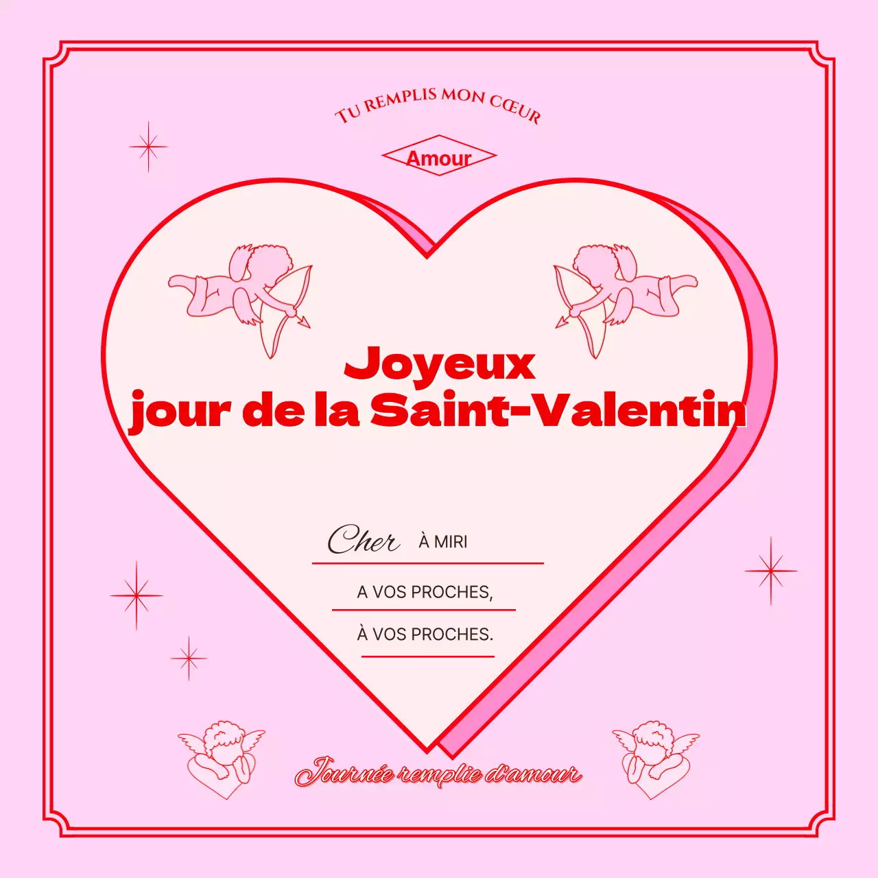 Blocs-notes de la Saint-Valentin en rose