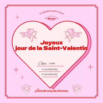 Blocs-notes de la Saint-Valentin en rose