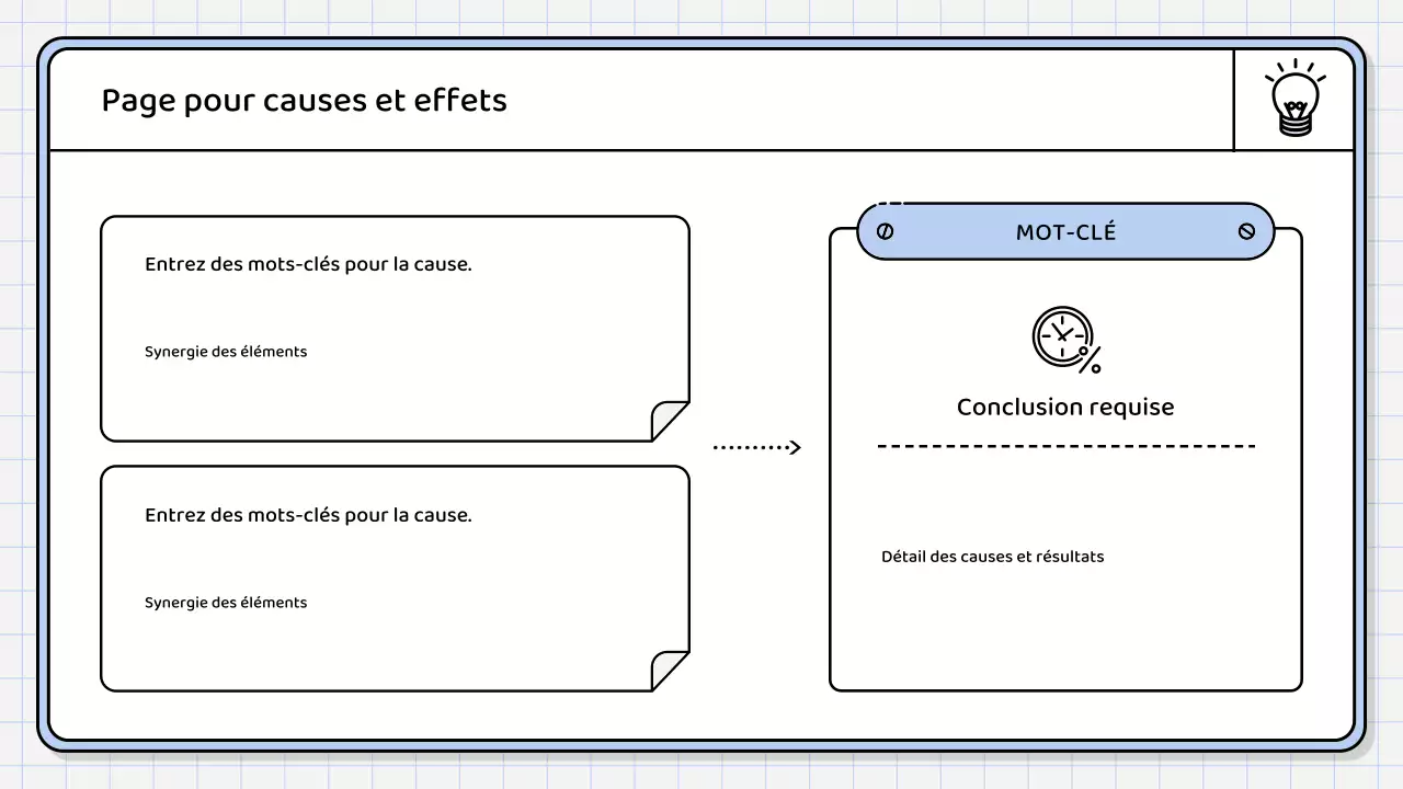 Un rapport de synthèse simple, de couleur bleu clair