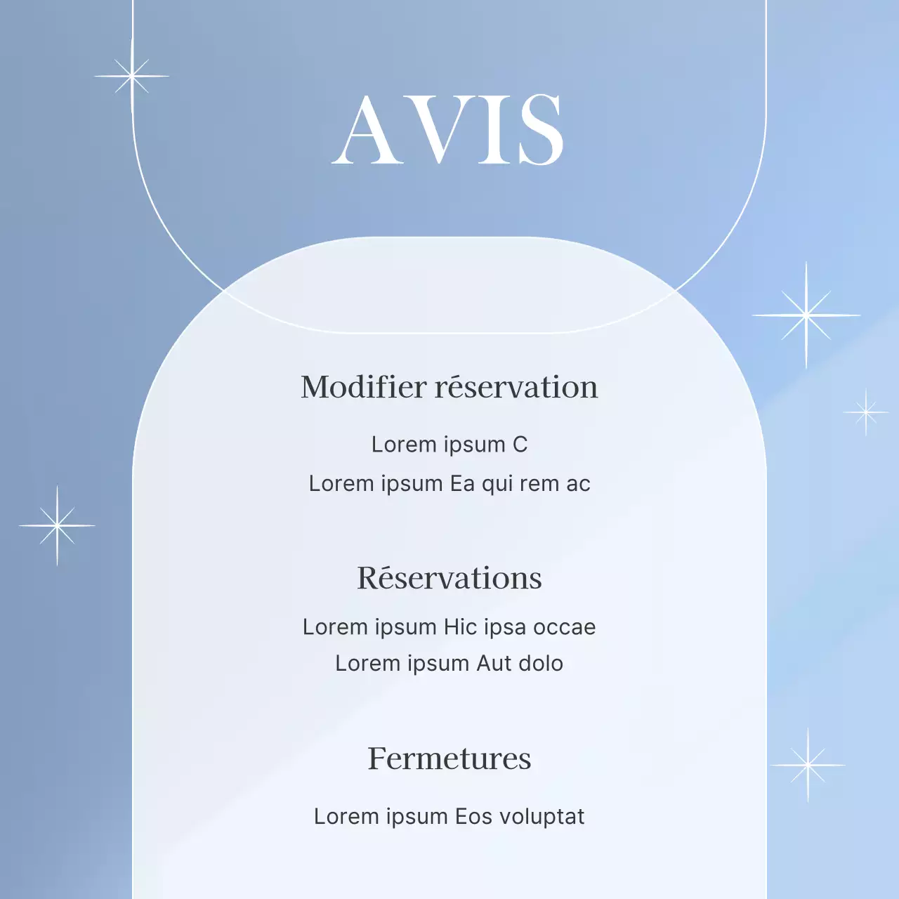 Promouvoir un simple salon de beauté de nail art en bleu clair