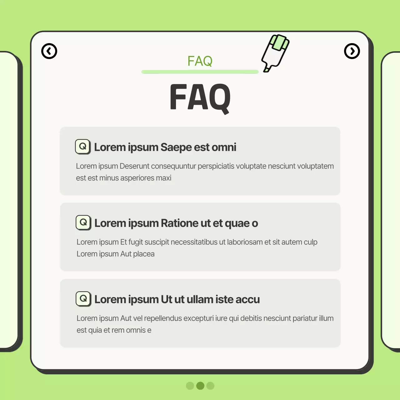 Promotion simple de l'entreprise en chartreuse et orange