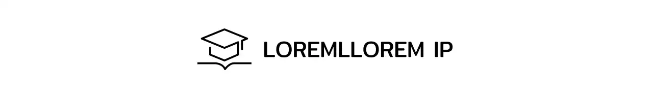 Apprentissage intelligent avec une casquette de bachelier et un logo d'illustration de livre