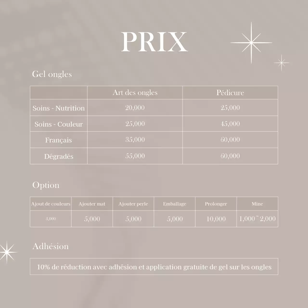 Promouvoir un simple salon de beauté de nail art en bleu clair