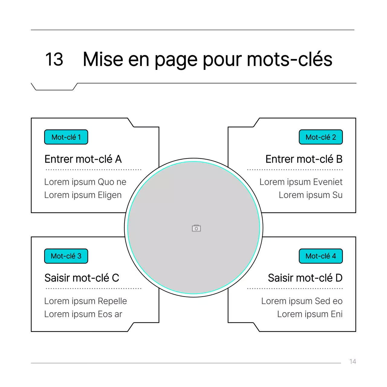 Rapport sur le concept de circuit d'ingénierie simple bleu clair