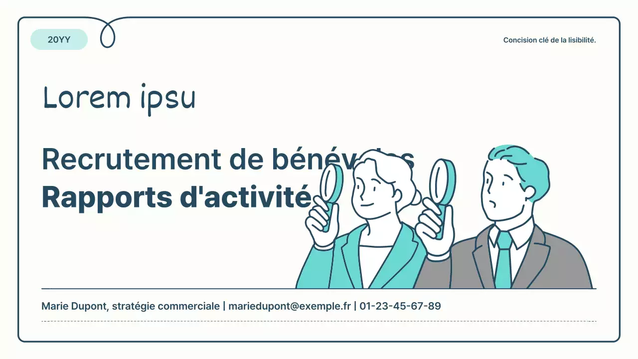 A propos des bases bleues et bleues claires et du joli rapport sur le guide de recrutement des bénévoles