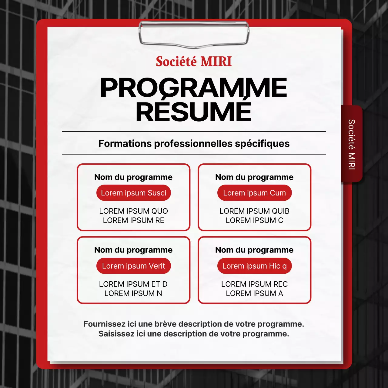 Promouvoir un simple concert rouge et bleu