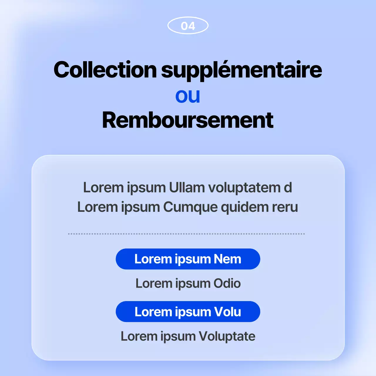 Promouvoir le rangement de fin d'année en bleu et bleu clair.