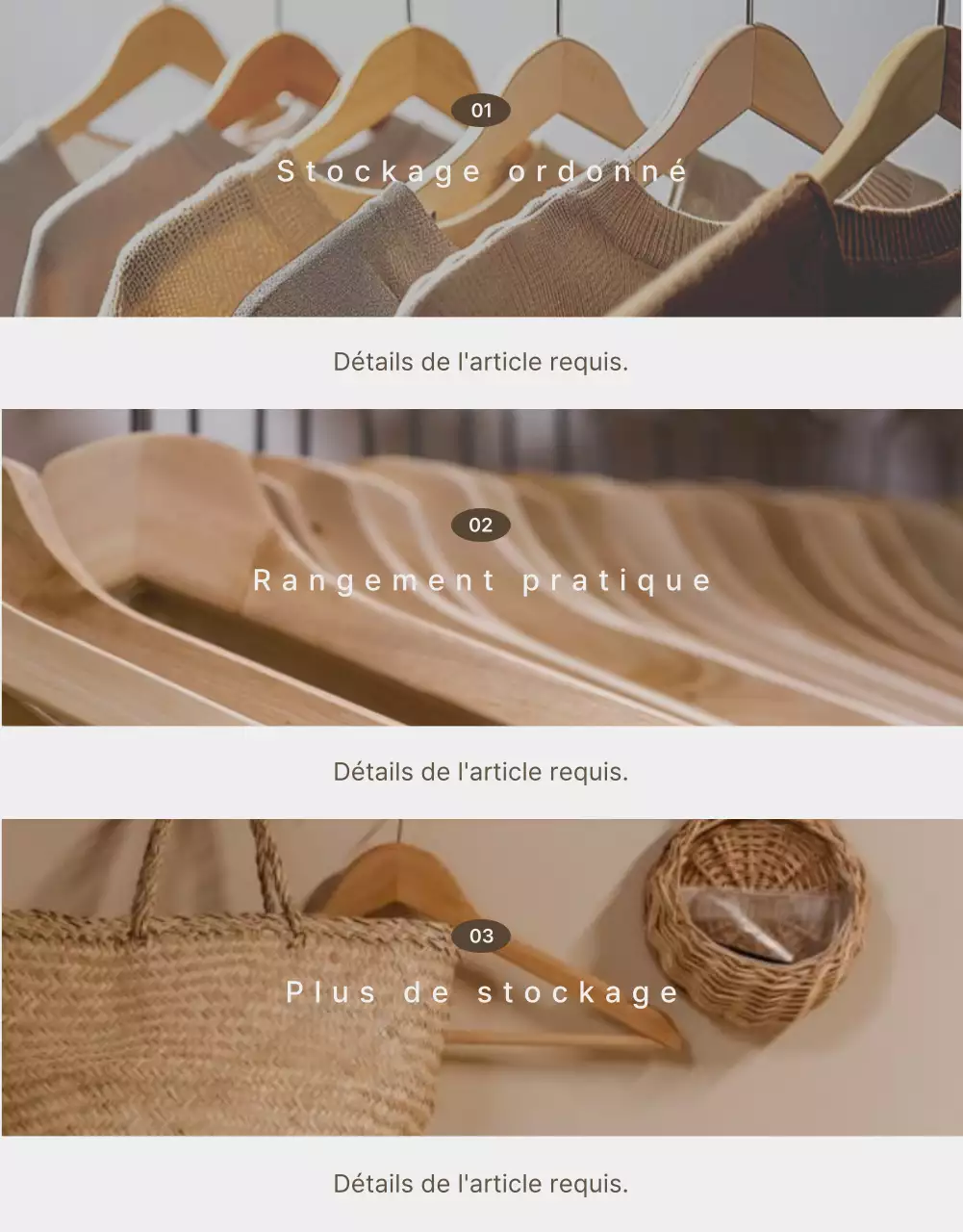 Promouvoir les cintres simples en ivoire