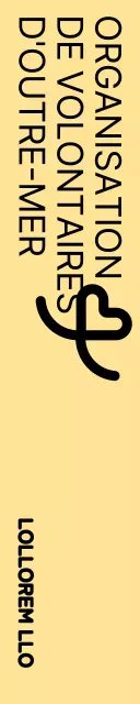 Un concept simple pour une organisation de bénévoles avec une illustration de cœur