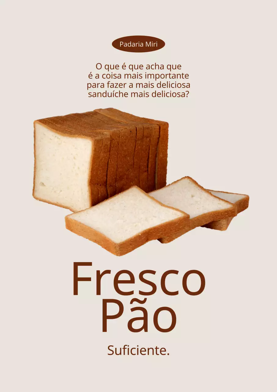 Promover o menu outonal da pastelaria com letras arrojadas em tons de castanho