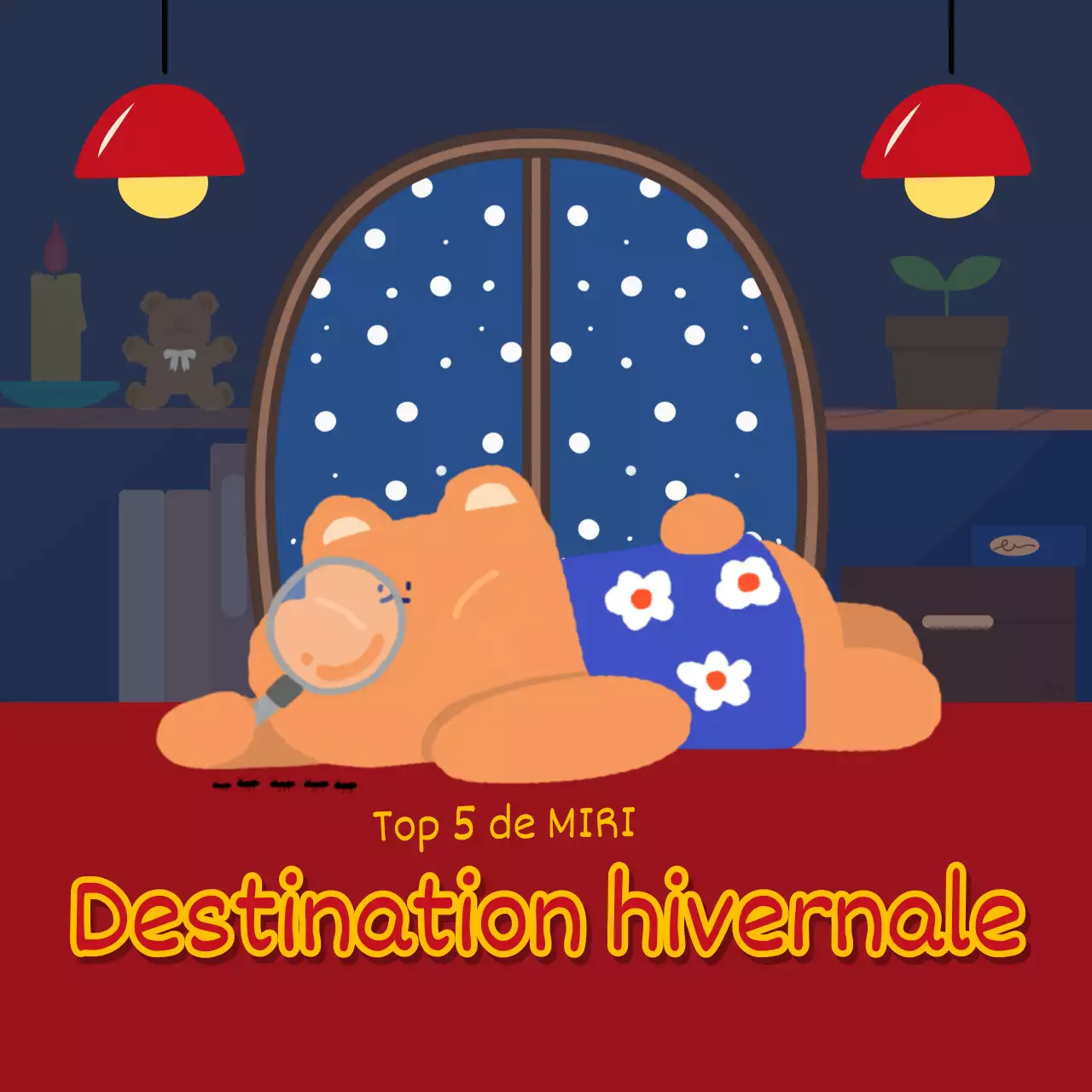 Pop-art : publicités hivernales pour des événements de fidélisation et de réduction en bleu et jaune