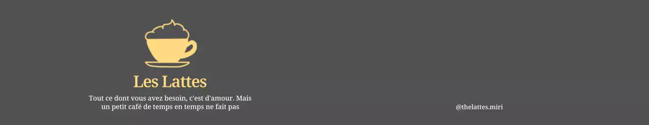 Design de café apaisant avec de jolies illustrations de café au lait