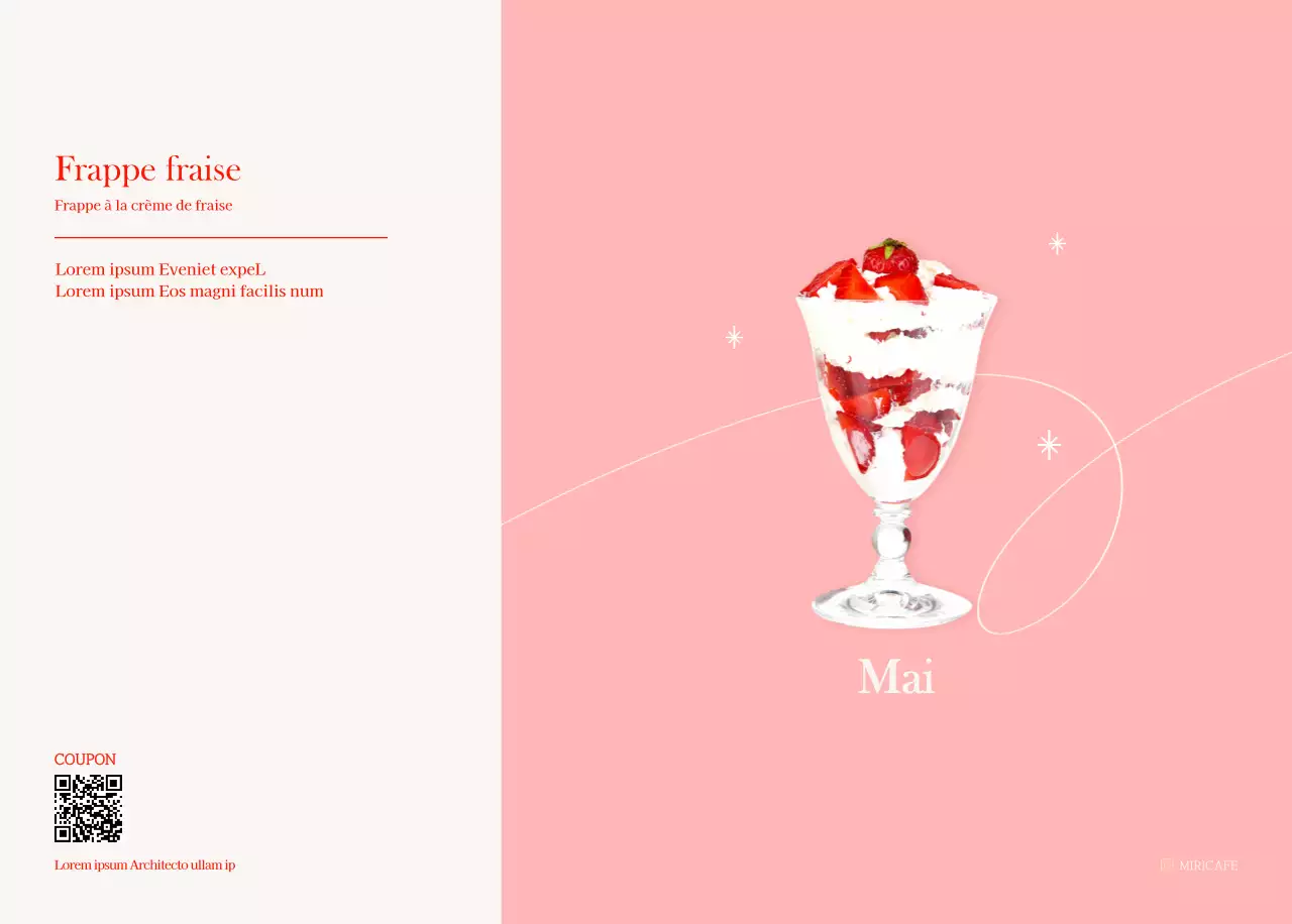 Calendrier des cafés avec recommandation de la boisson du mois