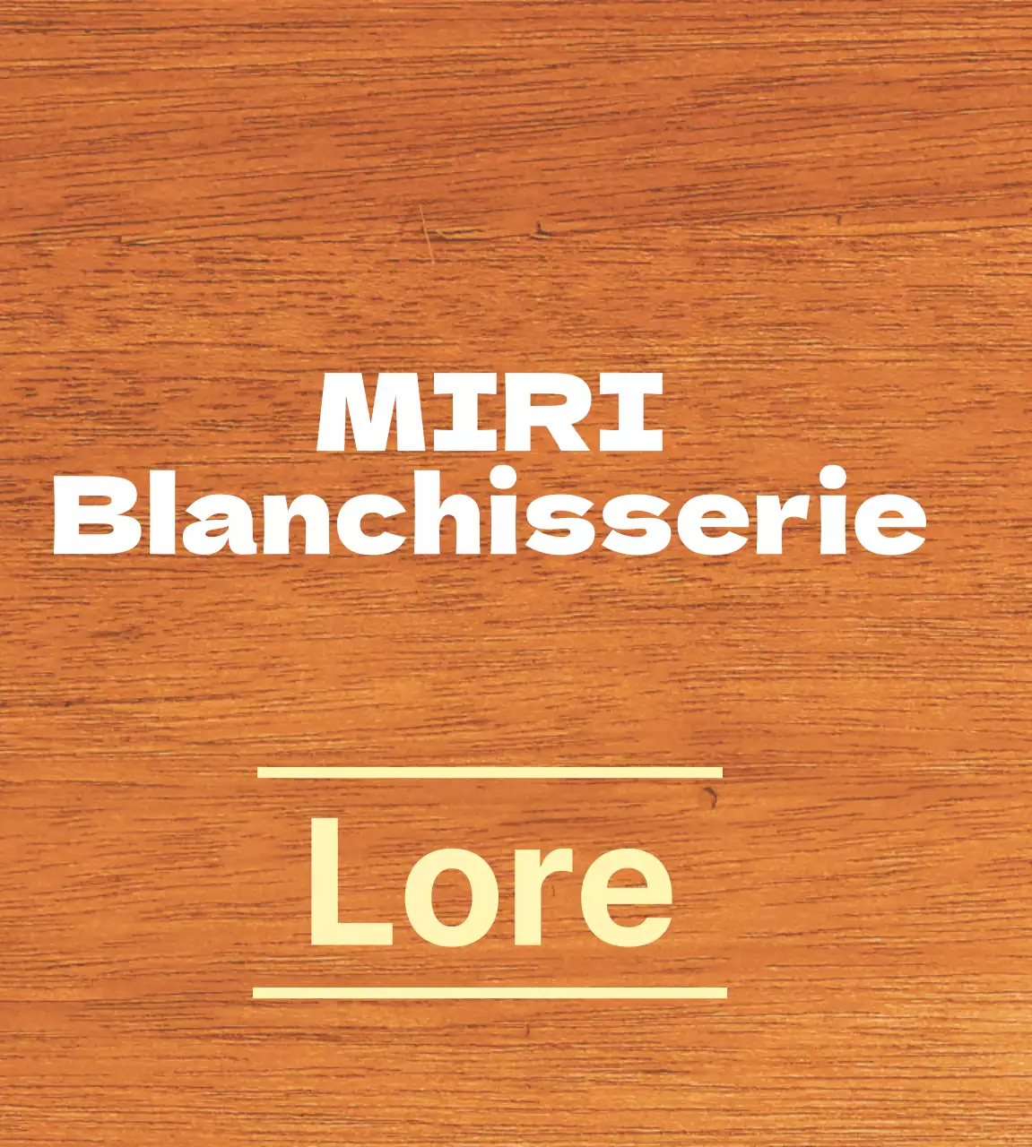 Un guide des noms de magasins en blanc et jaune clair