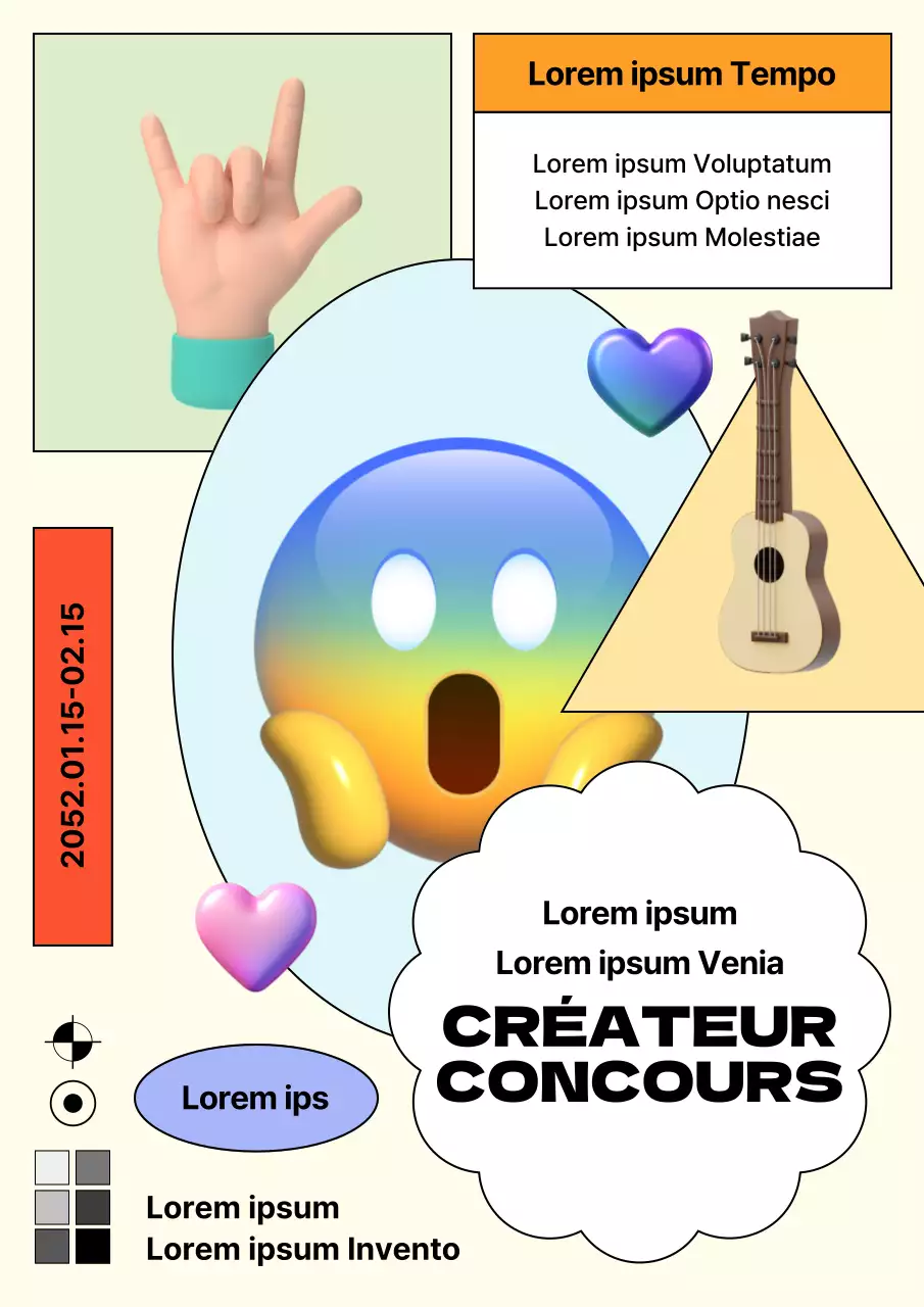 Promouvoir un programme de pépinières d'entreprises kitsch jaune et bleu clair