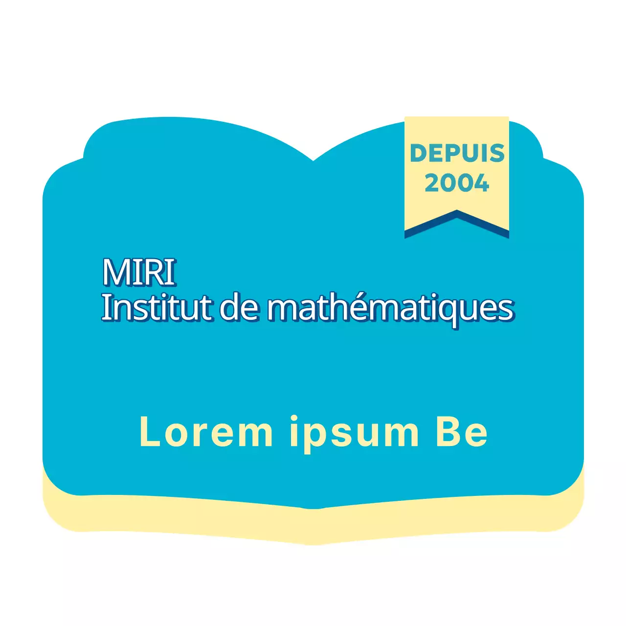 Livre bleu jaune Promotion de l'école