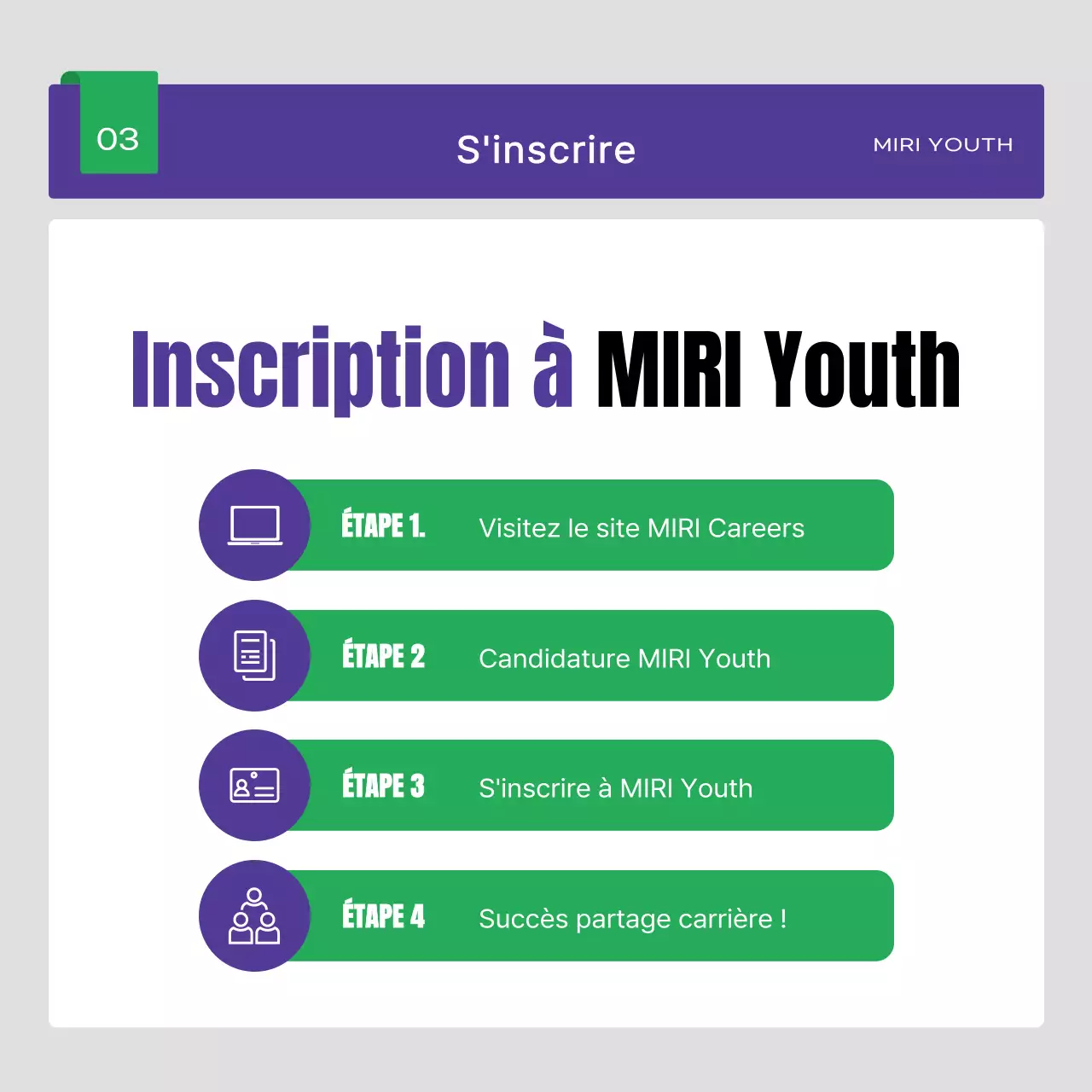 Un simple argumentaire de recrutement communautaire avec des résumés et des boras