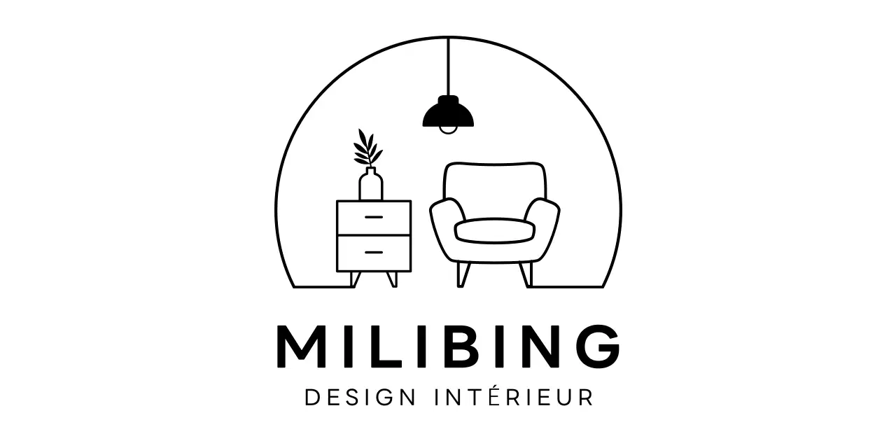 Evénement intérieur d'un magasin de meubles avec des illustrations de meubles Line's