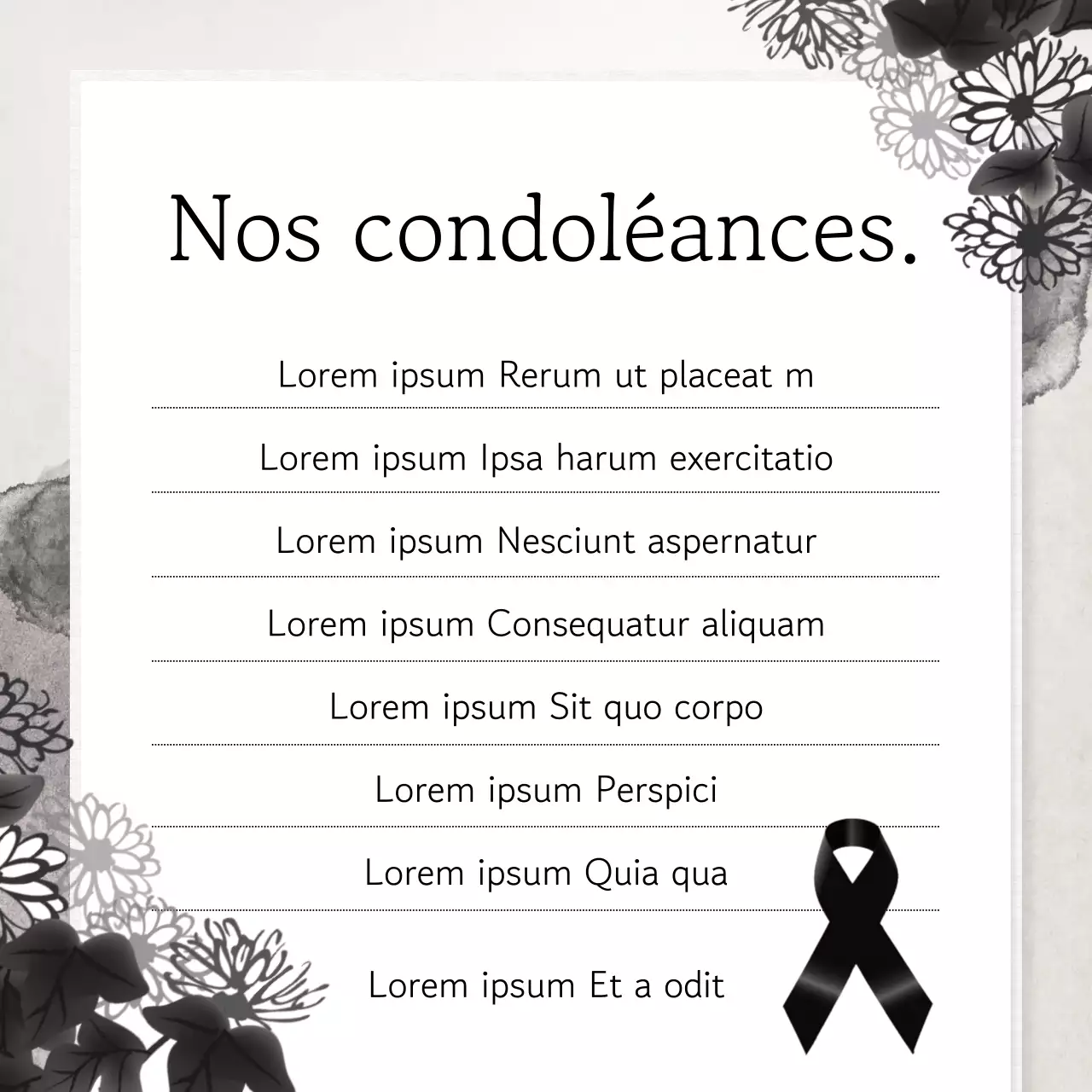 Un joli message de remerciement sur fond rose