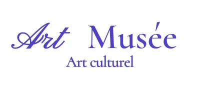 Logo de musée avec un concept cursif de classe